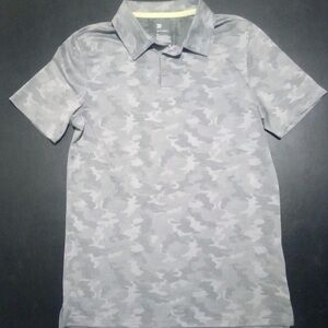 All in Motion Gray Camouflage Polo Shirt